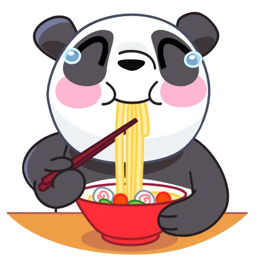 🍜 Эмодзи «Панда» для Telegram