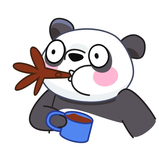 ☕️ Эмодзи «Панда» для Telegram