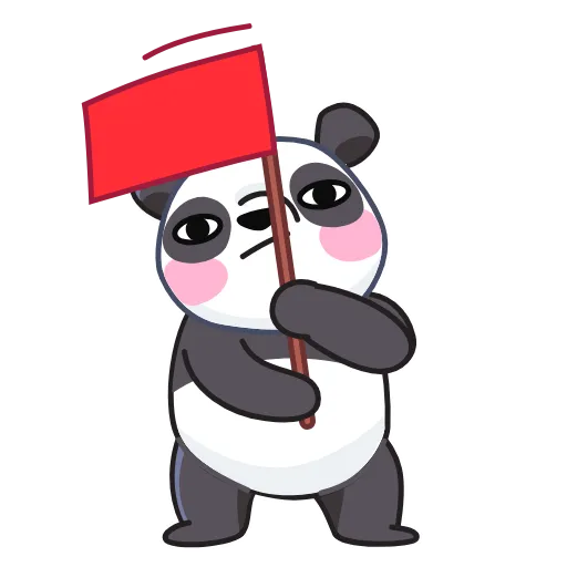 🚩 Эмодзи «Панда» для Telegram