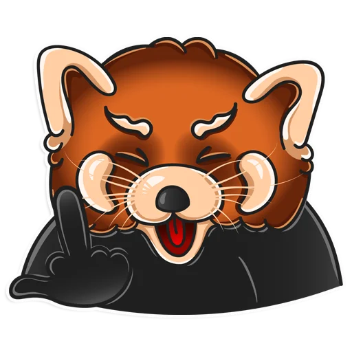 🖕 Стикер «Процесс создания стикеров Реджи» для Telegram