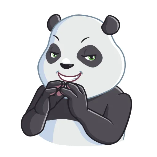 😏 Эмодзи «Pandalicious» для Telegram