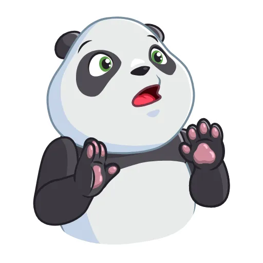 😱 Эмодзи «Pandalicious» для Telegram