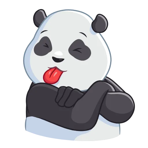 😛 Эмодзи «Pandalicious» для Telegram