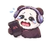 😭 Эмодзи «😍 Набор эмоджи с милой Пандочкой» для Telegram