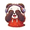 🐼 Эмодзи «😍 Набор эмоджи с милой Пандочкой» для Telegram