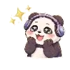 🤩 Эмодзи «😍 Набор эмоджи с милой Пандочкой» для Telegram