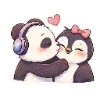 😘 Эмодзи «😍 Набор эмоджи с милой Пандочкой» для Telegram