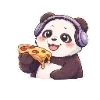 😋 Эмодзи «😍 Набор эмоджи с милой Пандочкой» для Telegram