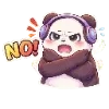 🤨 Эмодзи «😍 Набор эмоджи с милой Пандочкой» для Telegram