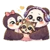 🥰 Эмодзи «😍 Набор эмоджи с милой Пандочкой» для Telegram