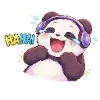 😆 Эмодзи «😍 Набор эмоджи с милой Пандочкой» для Telegram