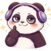 🐼 Эмодзи «😍 Набор эмоджи с милой Пандочкой» для Telegram