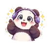 🤗 Эмодзи «😍 Набор эмоджи с милой Пандочкой» для Telegram