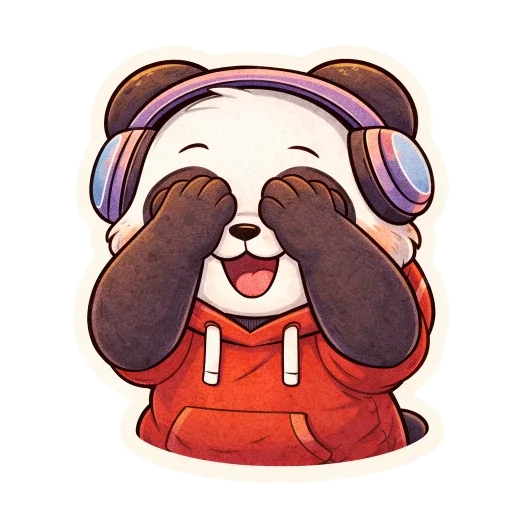 🐼 Стикер «Pandas Life» для Telegram