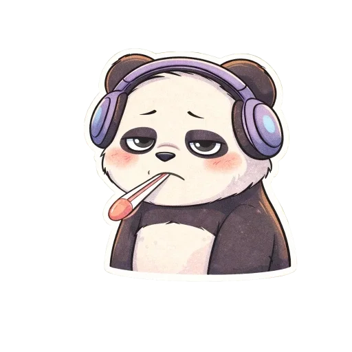 🐼 Стикер «Pandas Life» для Telegram