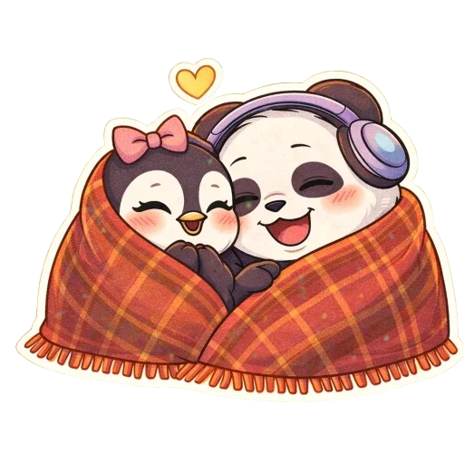 🐼 Стикер «Pandas Life» для Telegram
