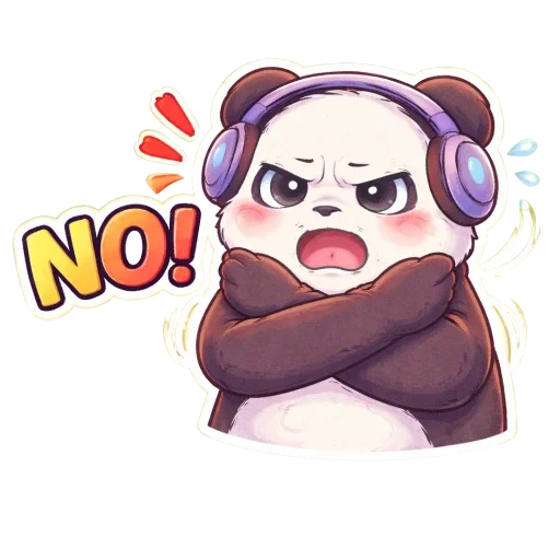 🐼 Стикер «Pandas Life» для Telegram