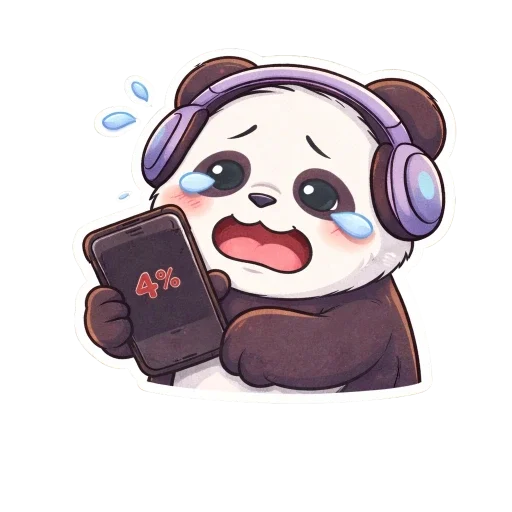 🐼 Стикер «Pandas Life» для Telegram