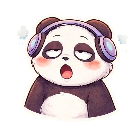 🙄 Стикер «Pandas Life» для Telegram