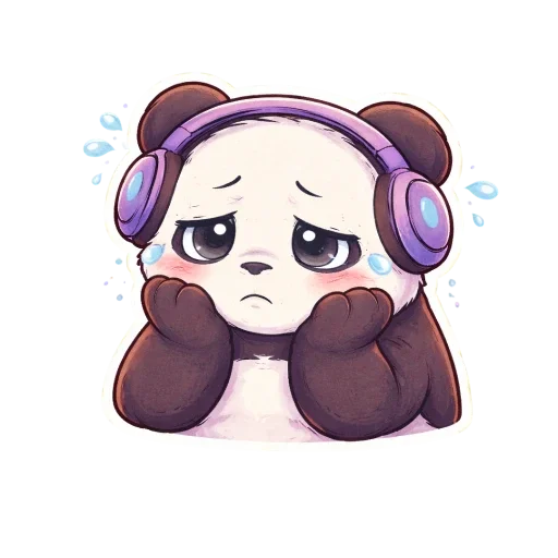 😞 Стикер «Pandas Life» для Telegram