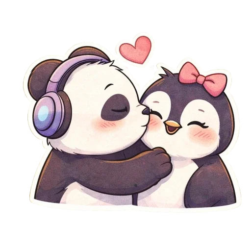 🐼 Стикер «Pandas Life» для Telegram