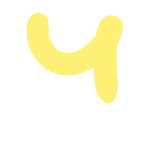 🍋 Эмодзи «солнечный вайб - жёлтые векторные буквы» для Telegram