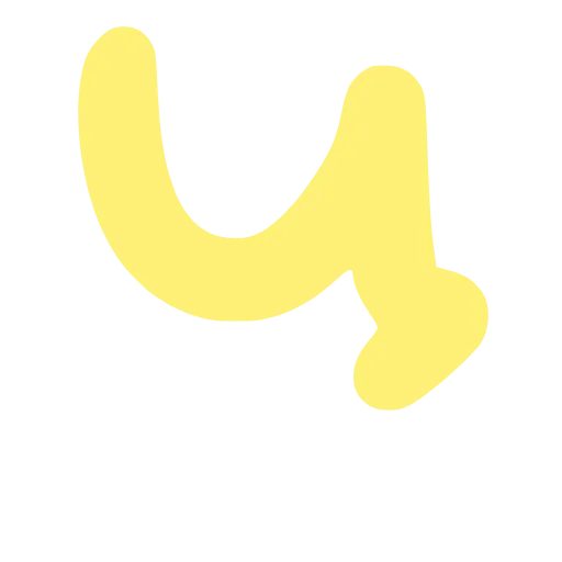 🍋 Эмодзи «солнечный вайб - жёлтые векторные буквы» для Telegram