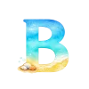 🐬 Эмодзи «Морские буквы» для Telegram