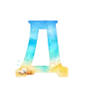 🐬 Эмодзи «Морские буквы» для Telegram