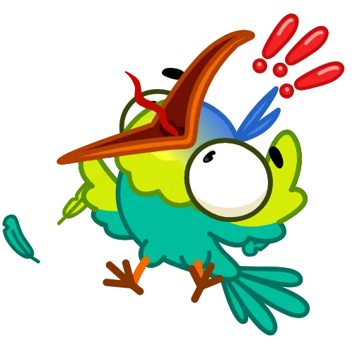 😱 Эмодзи «Paradise Bird» для Telegram