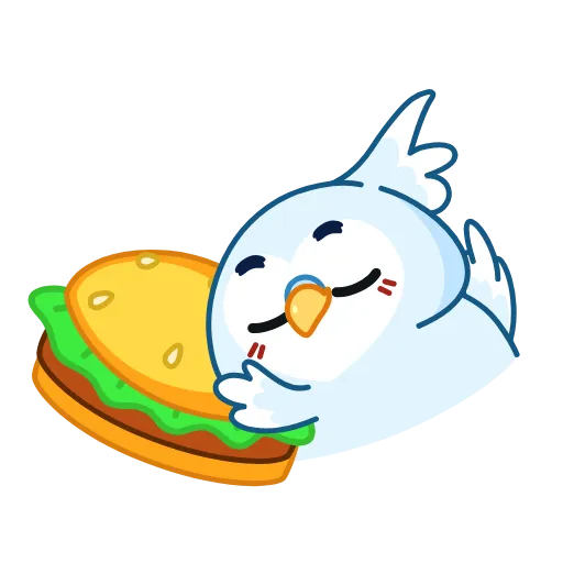 🍔 Стикер «Жорж» для Telegram