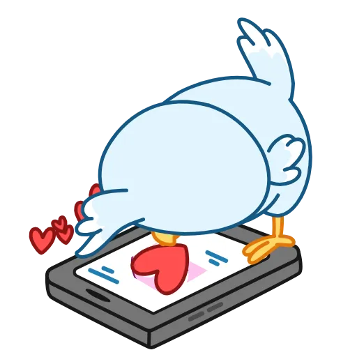 ❤️ Стикер «Жорж» для Telegram