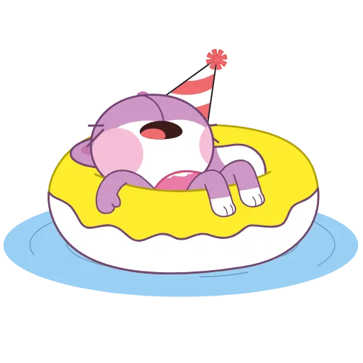 😴 Эмодзи «Party Squad» для Telegram