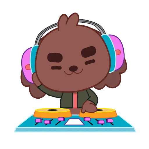 🎚 Эмодзи «Party Squad» для Telegram