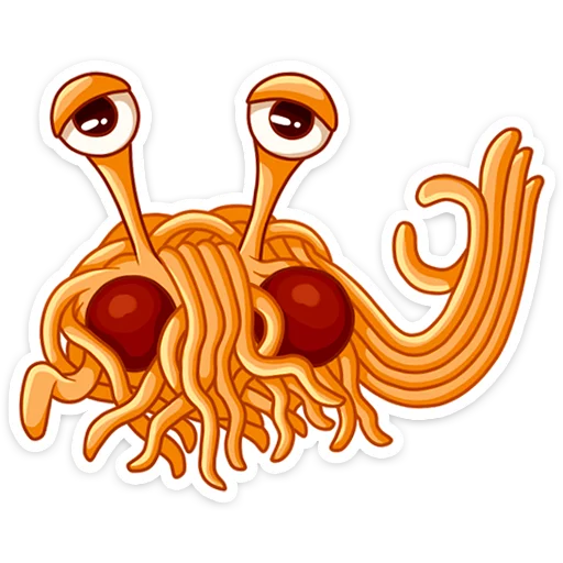 👌 Стикер «Spaghetti Monster» для Telegram