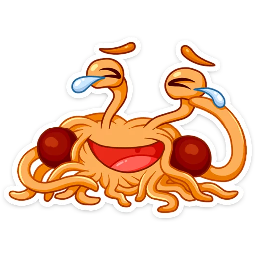 😂 Стикер «Spaghetti Monster» для Telegram