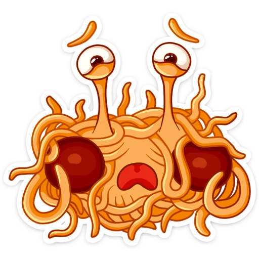 😦 Стикер «Spaghetti Monster» для Telegram