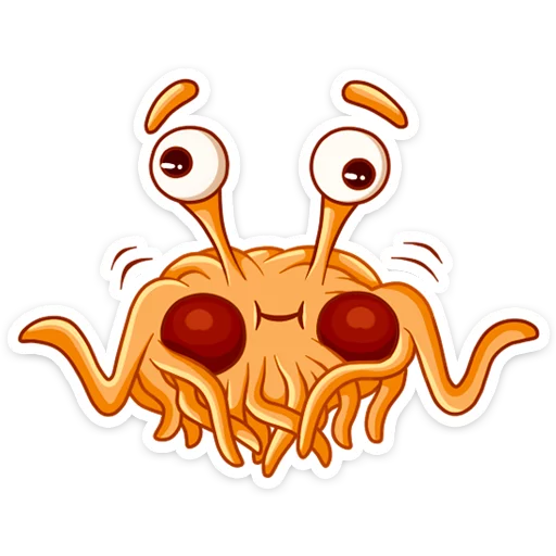 🤔 Стикер «Spaghetti Monster» для Telegram