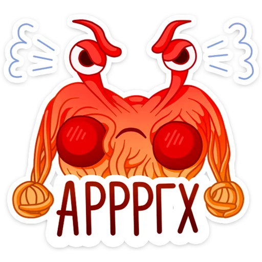 😡 Стикер «Spaghetti Monster» для Telegram