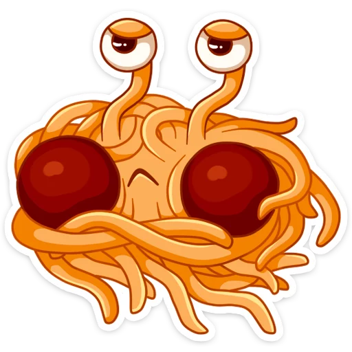 😒 Стикер «Spaghetti Monster» для Telegram