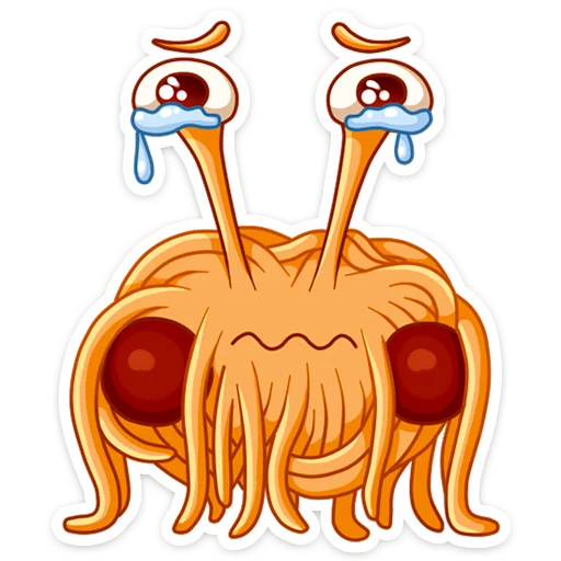 😭 Стикер «Spaghetti Monster» для Telegram