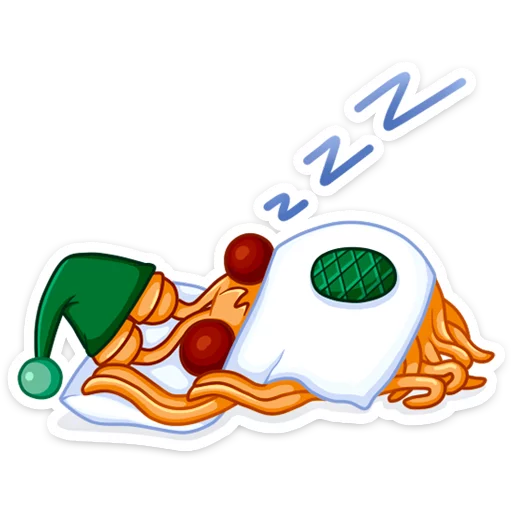 😴 Стикер «Spaghetti Monster» для Telegram