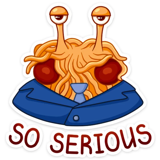 😒 Стикер «Spaghetti Monster» для Telegram