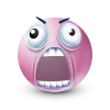 🤩 Эмодзи «Pastel Pink Face» для Telegram