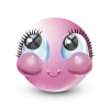 🤩 Эмодзи «Pastel Pink Face» для Telegram
