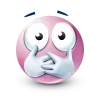 🤩 Эмодзи «Pastel Pink Face» для Telegram