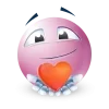 🤩 Эмодзи «Pastel Pink Face» для Telegram