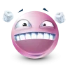 🤩 Эмодзи «Pastel Pink Face» для Telegram