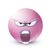 🤩 Эмодзи «Pastel Pink Face» для Telegram