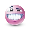 🤩 Эмодзи «Pastel Pink Face» для Telegram